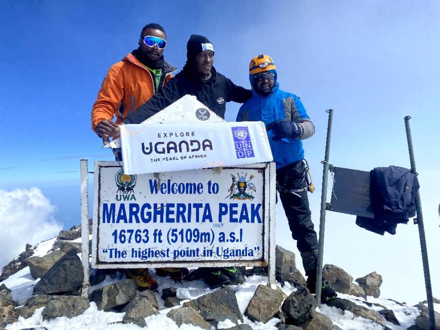 Mountain hiking adventure in East Africa