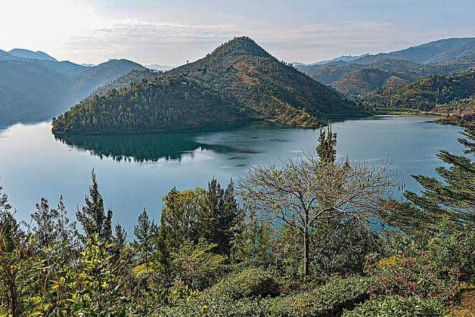 Lake Kivu in western Rwanda