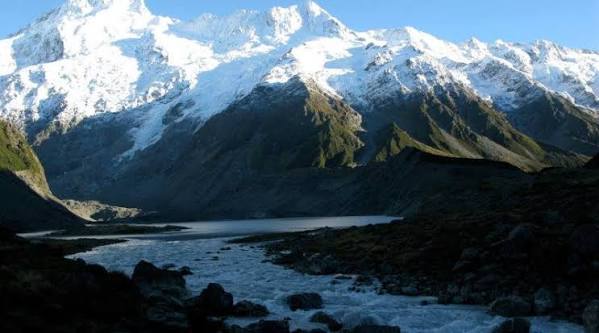 Rwenzori Mountains landscape in Uganda